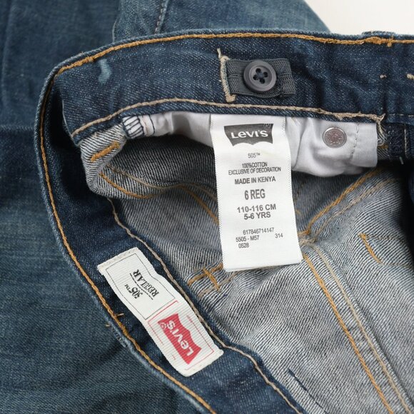 Levi's Boy's 505 Regular Jeans Size 6 Regular - Picture 4 of 4